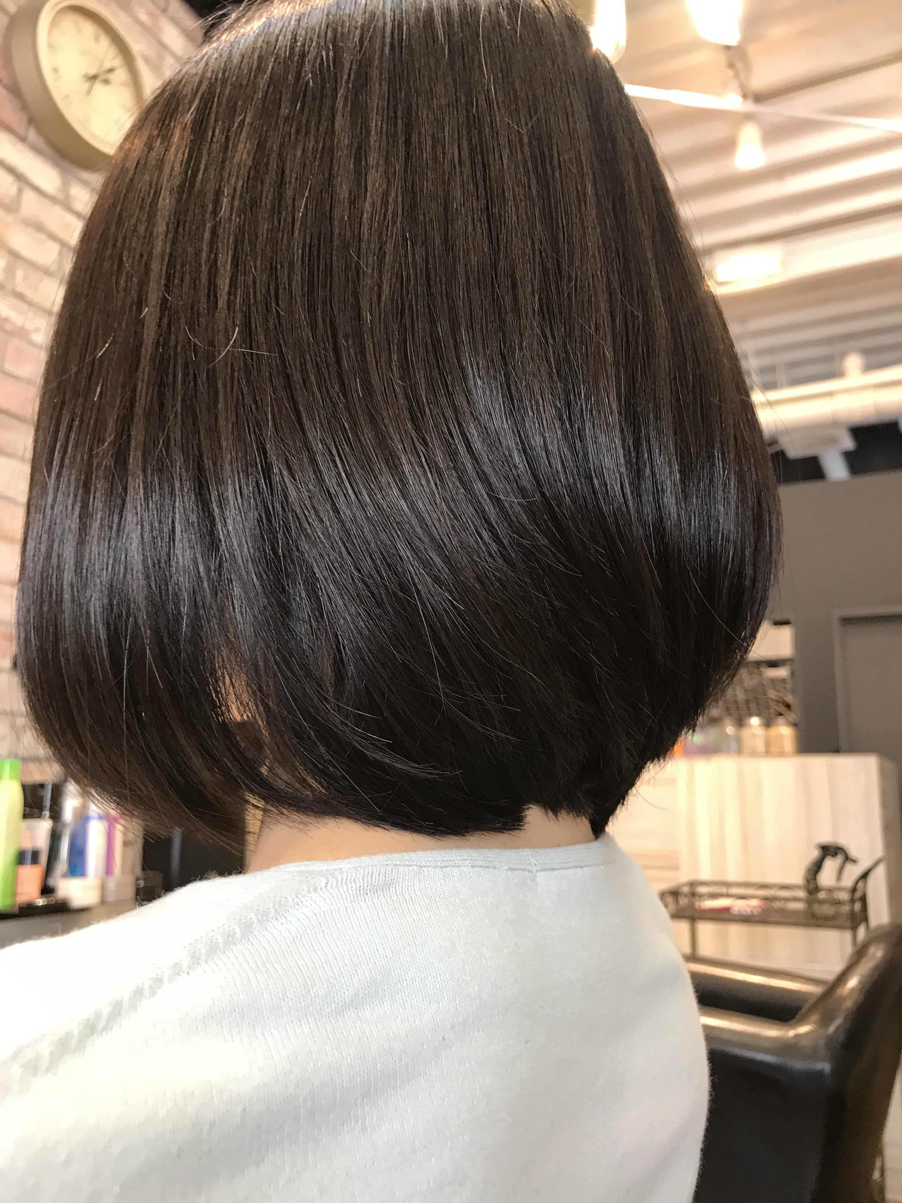 ショートorボブの自然な内巻き縮毛矯正 口コミ付き 縮毛矯正と髪質改善が上手いと東京で人気の美艶髪専門美容室ｍｅｒｌｉ